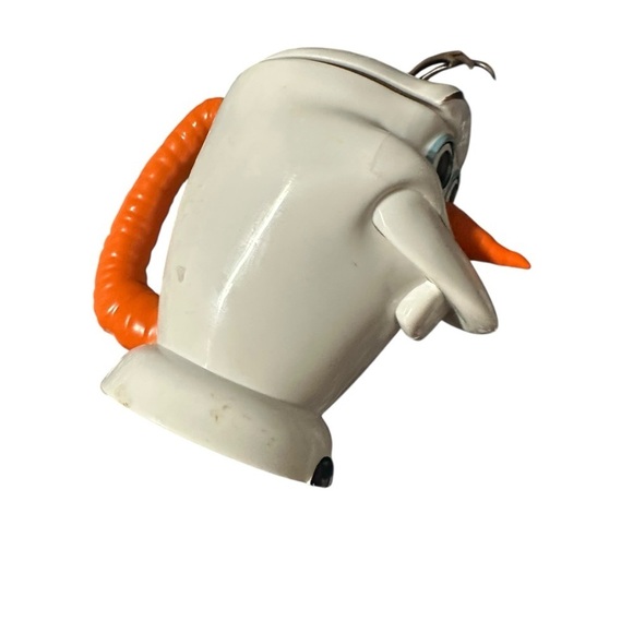 Charming Snowman Bird Feeder - White and Orange - Picture 4 of 5